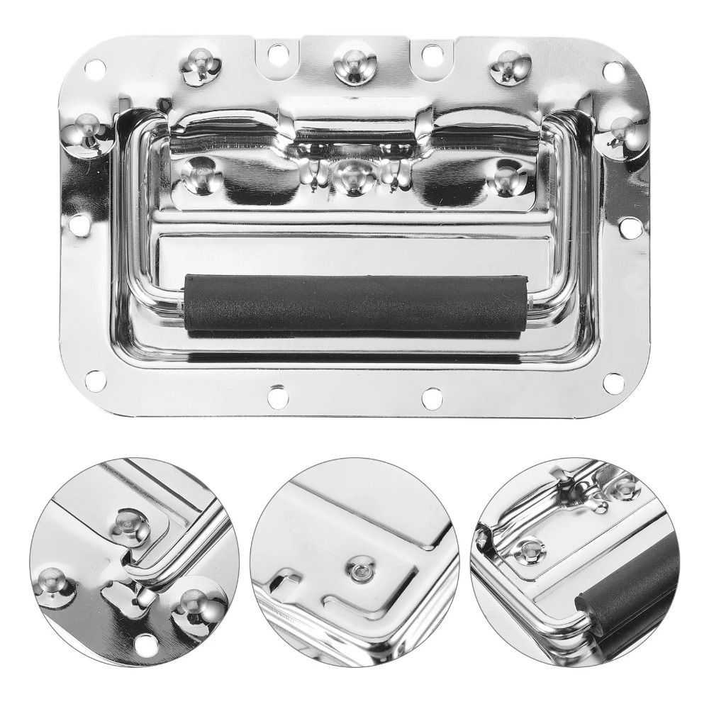 4Pcs Spring Loaded Flight Case Lock Security Lock Cabinet Zinc Zinc Alloy Pull Handle  Luggage