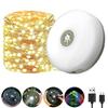 LED Rechargeable Camping Lamp 10M IPX4 Waterproof Recyclable Atmosphere Light Outdoor Garden Decoration Tent Lamp with Magnet