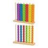 Beads Matching Stacking Toy Preschool Learning Color Recognition Rainbow Rings Game Boys Girls Educational Color Sorting Sequencing Toy
