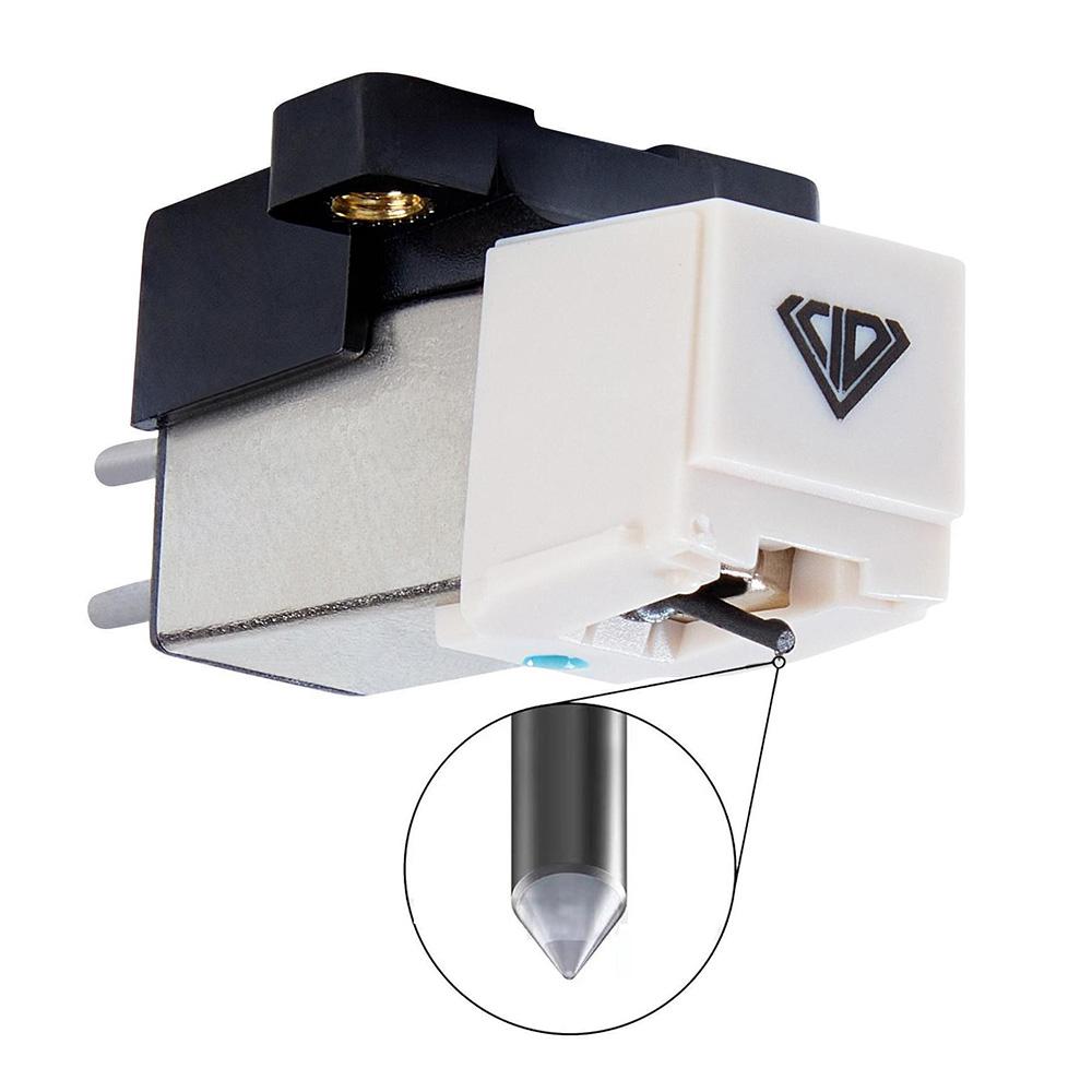 Magnetic Cartridge Stylus High Precision Replacement Universal Phonograph Magnet Turntable Cartridge with Conical