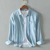 Youth Shirt Jacket Men's Casual Long Sleeve Denim Shirt Men's Coat
