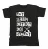 Eat Sleep DETECT Dig Repeat  T-Shirt Mens Metal Detector Gift Christmas