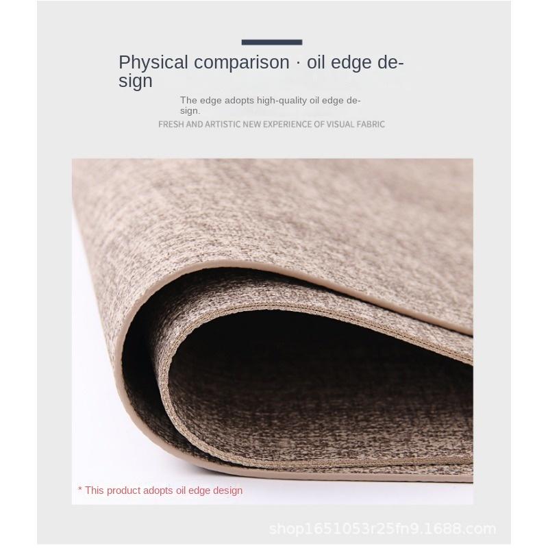 6PCS waschbare Tischsets rutschfeste wärmeisolierende PVC-Tischset für Esstisch Küchenzubehör