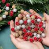 Foam Gold, Silver & Red Berries for DIY Christmas Wreaths and Decorations
