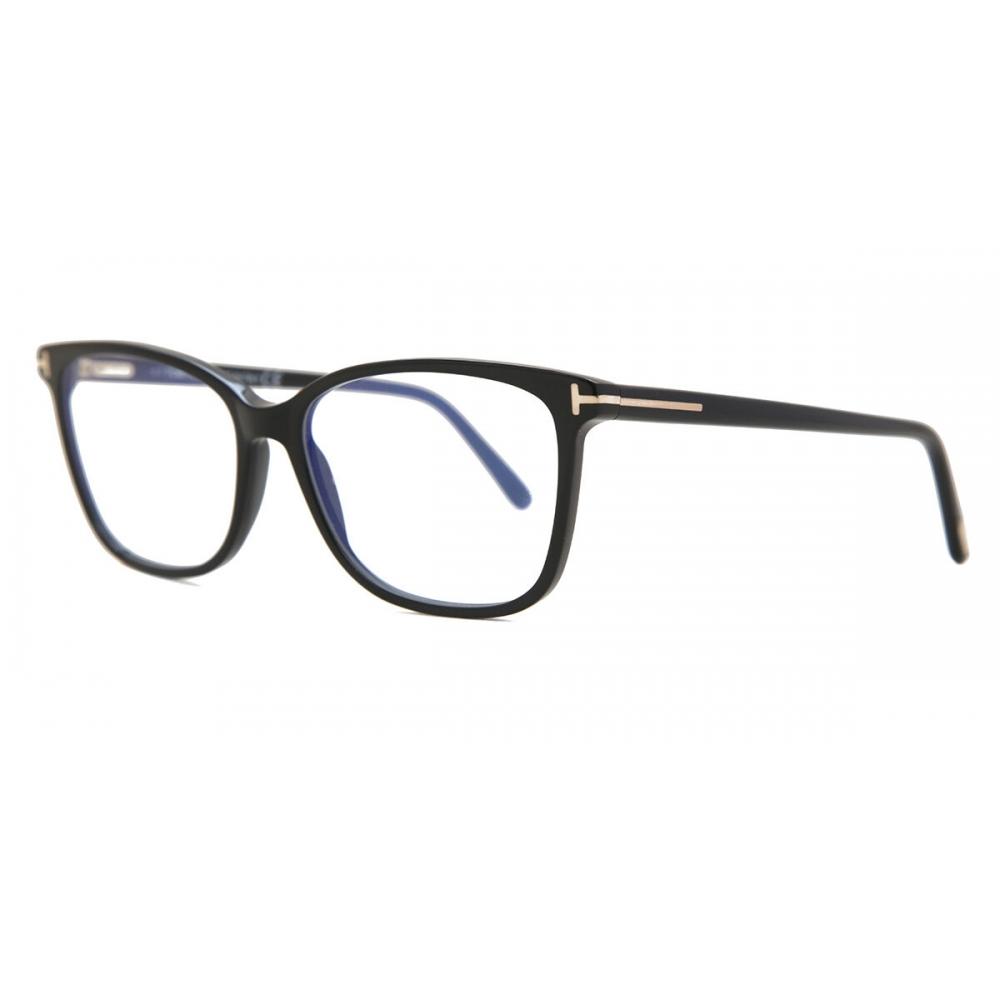 Tom Ford Ft5842 B Blue Light Block 001 Women Eyeglasses