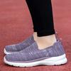 Couples Slip-on Casual Shoes Lightweight Flats Breathable Knitted Loafers Women Men Comfortable Daily Walking Shoes