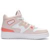 New LiNing Attack 2020 Cushioning Anti Slip And Wear Resistant Mid Top Vintage Basketball Shoes Women's Pink White AGBQ116-8