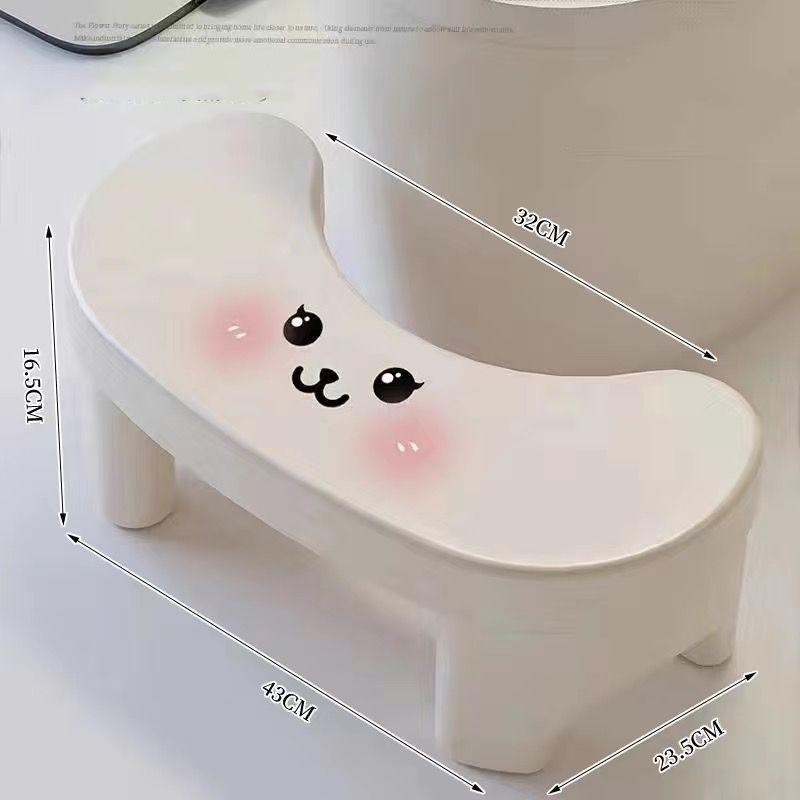 Toilet Stool Footstool Toilet Squatting Pit Artifact Plastic Thickened Feet On The Small Stool Children Non-slip Pad Footstool