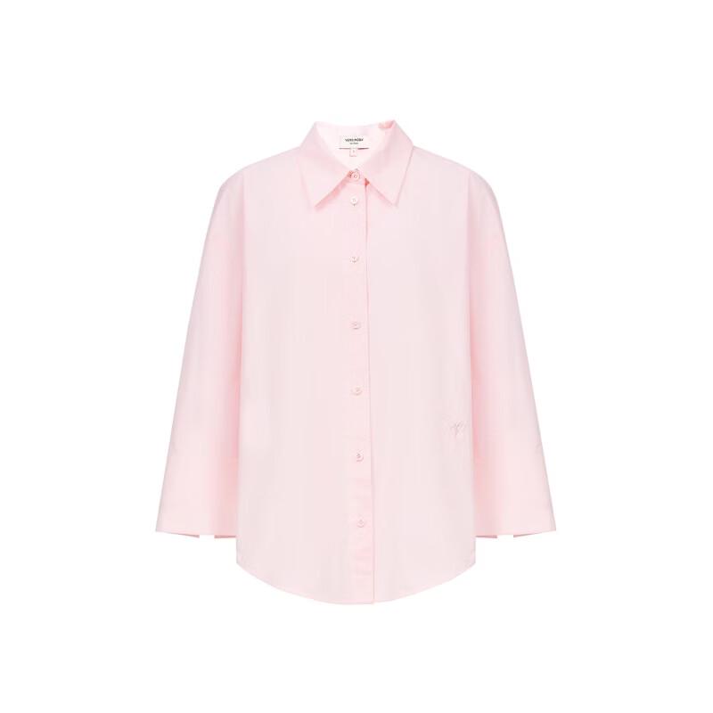VEROMODA Women's Relaxed Fit Pure Cotton Polo Collar Shirt