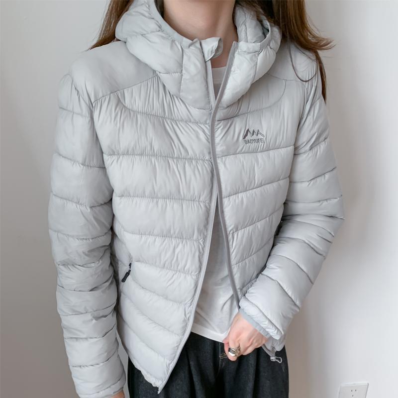 

Модное женское пальто Зимние парки С капюшоном Повседневное Свободное Толстое Женские куртки XL серый