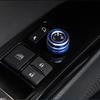 Alloy Blue Rearview Mirror Adjust Knobs Ring Cover for Toyota Corolla -