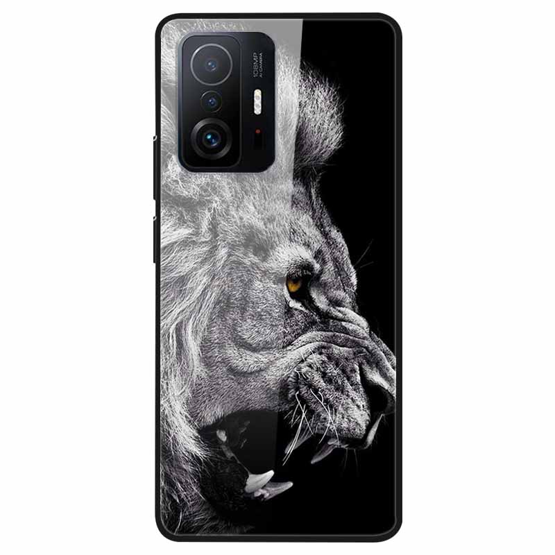 For Xiaomi 11T Tempered Glass Case Soft Bumper Hard Funda For Xiaomi mi 11T Pro Phone Case 11 T 11T Pro 11TPro Back Cover Shells