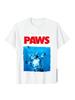Paws Cat And Mouse Top Cute Funny Cat Lover Parody Top T-Shirt Top T-Shirts Preppy Style Special Tops & Tees Wounisex's Clothing