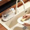 Transparent Sink Drainage Rack Plastic Sink Brush Holder Sink Storage Holder  Bathroom