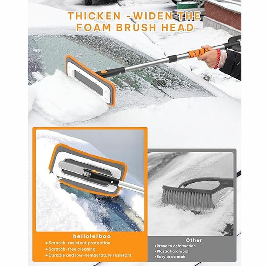 New Car Snow System Made Of Aluminum Alloy, Suitable For Both Home And Car Use, Effectively Stubborn Ice And Frost In Winter.