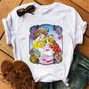 Anime Candy Candy T-shirt Clothes for Women Japanese Manga Short Sleeve Graphic Tee Y2k Kawaii Casual Tops Women's Sumer Clothes