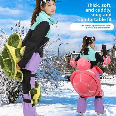 Ski Protective Gear Little Turtle Hip Protection Children's Adult Knee Pads Anti-drop Protective Gear Men's and Women's Snowboarding Equipment