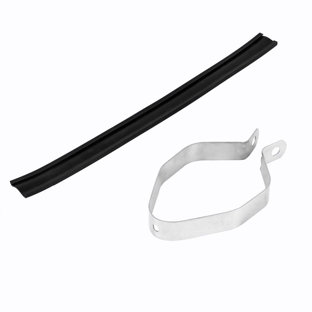 Qiilu Muffler Bracket, Silencer Band, Muffler Band, Hexagonal Primary Color