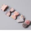 Set of 5 Pcs Girls' Fabric Heart Star Hair Clips Set Flower Hairpin Bow Children's Hair Accessories