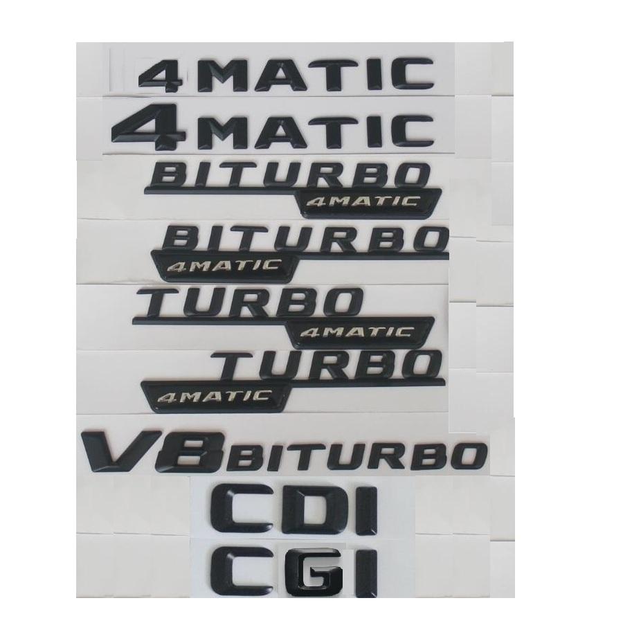 3D Letters SLC160 SLC180 SLC200 SLC220 SLC230 SLC250 SLC280 SLC300 SLC320 SLC350 CDI 4MATIC For Mercedes Benz Emblems ZB1