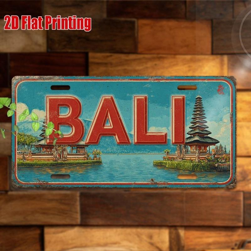 Metal Wall Sign Home Decor 15x30cm