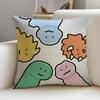 Cute JJOGUMANS Cushion Cover Pcs Soft Decorative Square Cushion Covers X X Pillowcases for Sofa Couch Home Bedroom