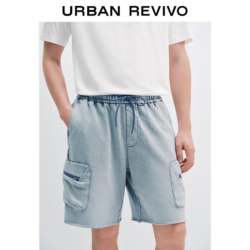 UR Men's Washed Cotton Drawstring Shorts