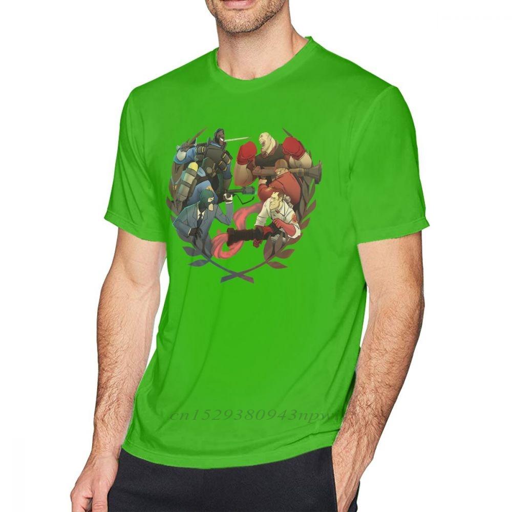 

Team Fortress 2 T Shirt Team Fortress 2 Competitive TShirt Printed Awesome Tee Shirt Short Sleeves Casual Male Cotton Tshirt 4XL
