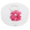 3 Speeds Electric Rotating Display Stand 360 Degree Turntable Jewelry Holder USB ChargingWhite