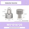Hongkangming Stainless Steel Knurled Hand-Twist Nut for M3-M12.