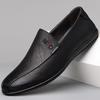 Men's casual leather shoes soft leather soft-soled work shoes cover the feet and pedal the trend of Doudou shoes