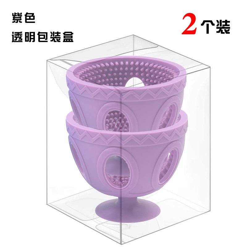 Silicone Egg Cleaning Brush, Dual-Head Egg Washer Scrubber with Bristles, Food-Grade Kitchen Tool for Washing Eggshells