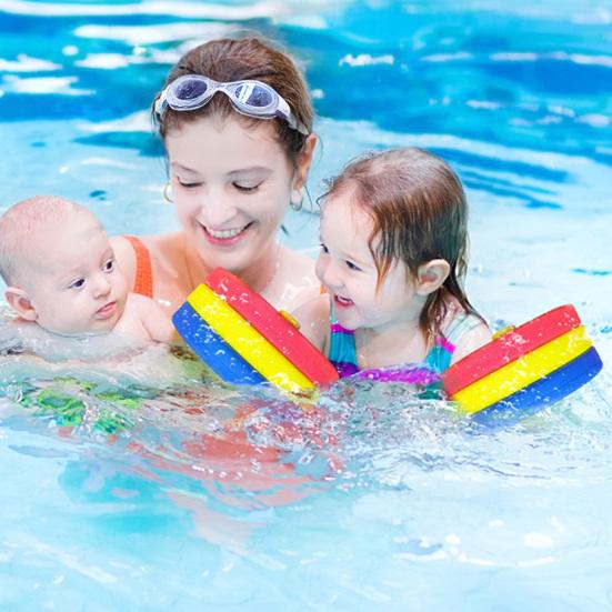 

6 шт. детские плавательные диски, нарукавники, плавательные рукава из пенопласта ЭВА, летние нарукавники для плавания в бассейне для детей 3-6 лет A