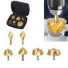 Hexagonal Shank Spiral Drill Bit Set of 6 for Water Pipe Repairing and Reaming 6 35mm Diameter Efficient Plumbing Tool