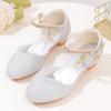 2025 Versatile Princess Shoes for Girls - Round Toe, Chunky Heel, High Heel, Available In Women's Sizes, Perfect for Performances