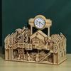 New Santa's Factory 3D Wooden Puzzle Ornament Model