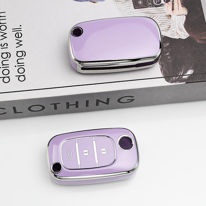 For Renault Fluence Clio Megane 2 for Mercedes For LADA Vesta Granta XRay Kalina Priora Sedan TPU Car Remote Key Case Cover Fob