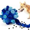 Interactive Dog Snuffle Ball Toy TPR Hollow Treat Dispensing Puzzle Mental Stimulation Anti-Destructive Behavior