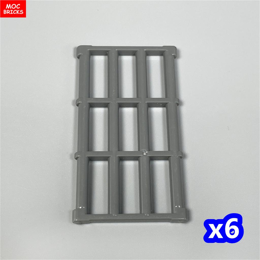 MOC Bricks Door 1x4x6 Window Fence Gate DIY Garden House Architecture Accessories Building Blocks Children's Toys