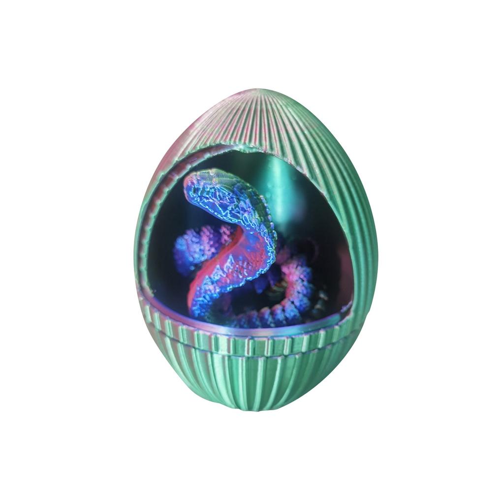3D Printed Snake Egg Set With Toy Movable Joint Adult And Children's Toys