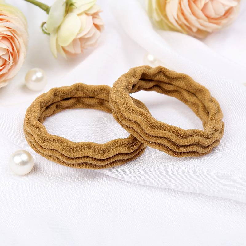 20 Pièces/Lot Couleur Unie Élastiques à Cheveux de Haute Qualité Sans Couture Simples Fille Femmes Bandeaux Accessoires Cheveux Chouchous