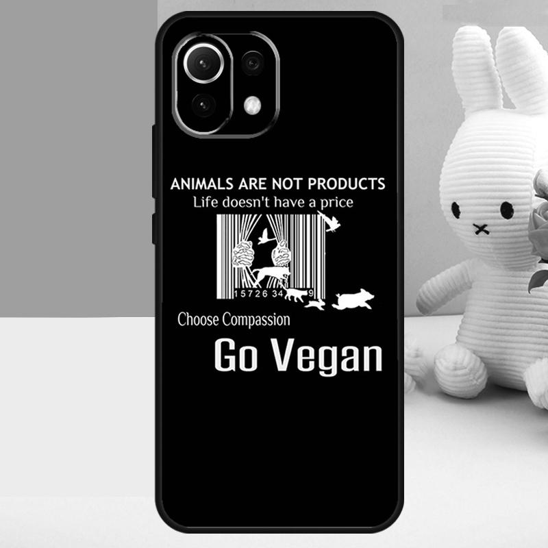 Vegan Pattern Case For Xiaomi 15 Ultra 14 15T 13T 14T 17 Pro Max POCO F8 Ultra F7 F5 F6 X5 X6 X7 Pro Funda