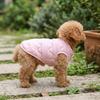 Windproof Dog Down Jacket Round Neck Pet Sleeveless Jacket Dog Warm Quilted Vest  Daily Walking
