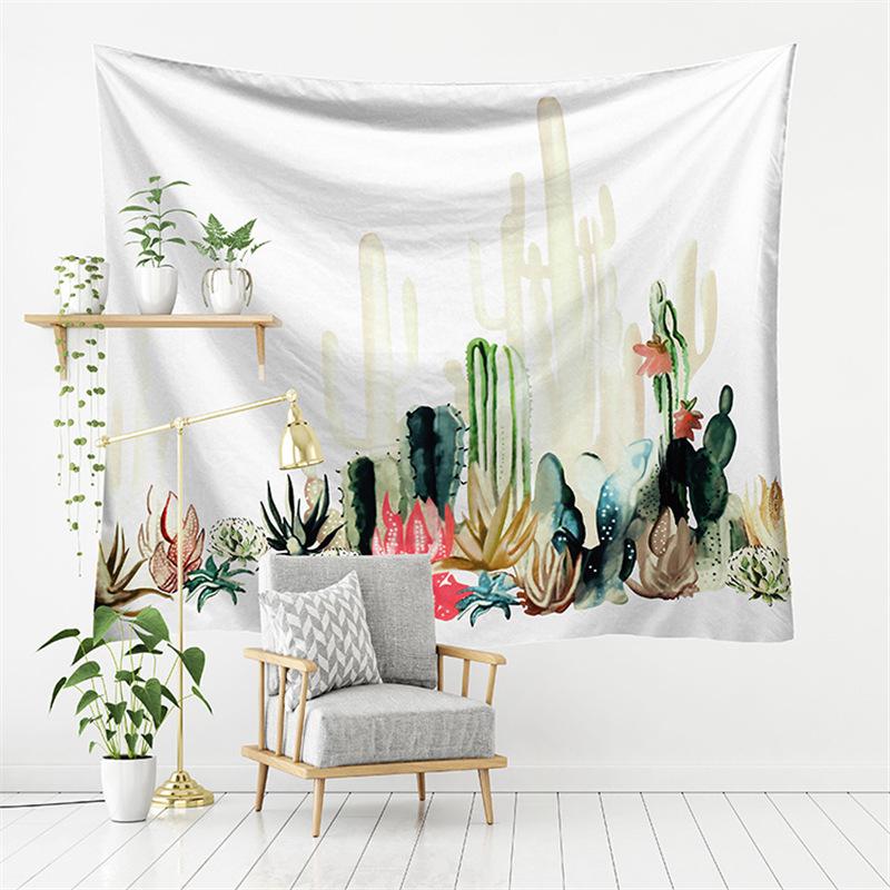 New Forest European-American Landscape TV Background Wall Tapestry - Polyester Decorative Hanging Cloth