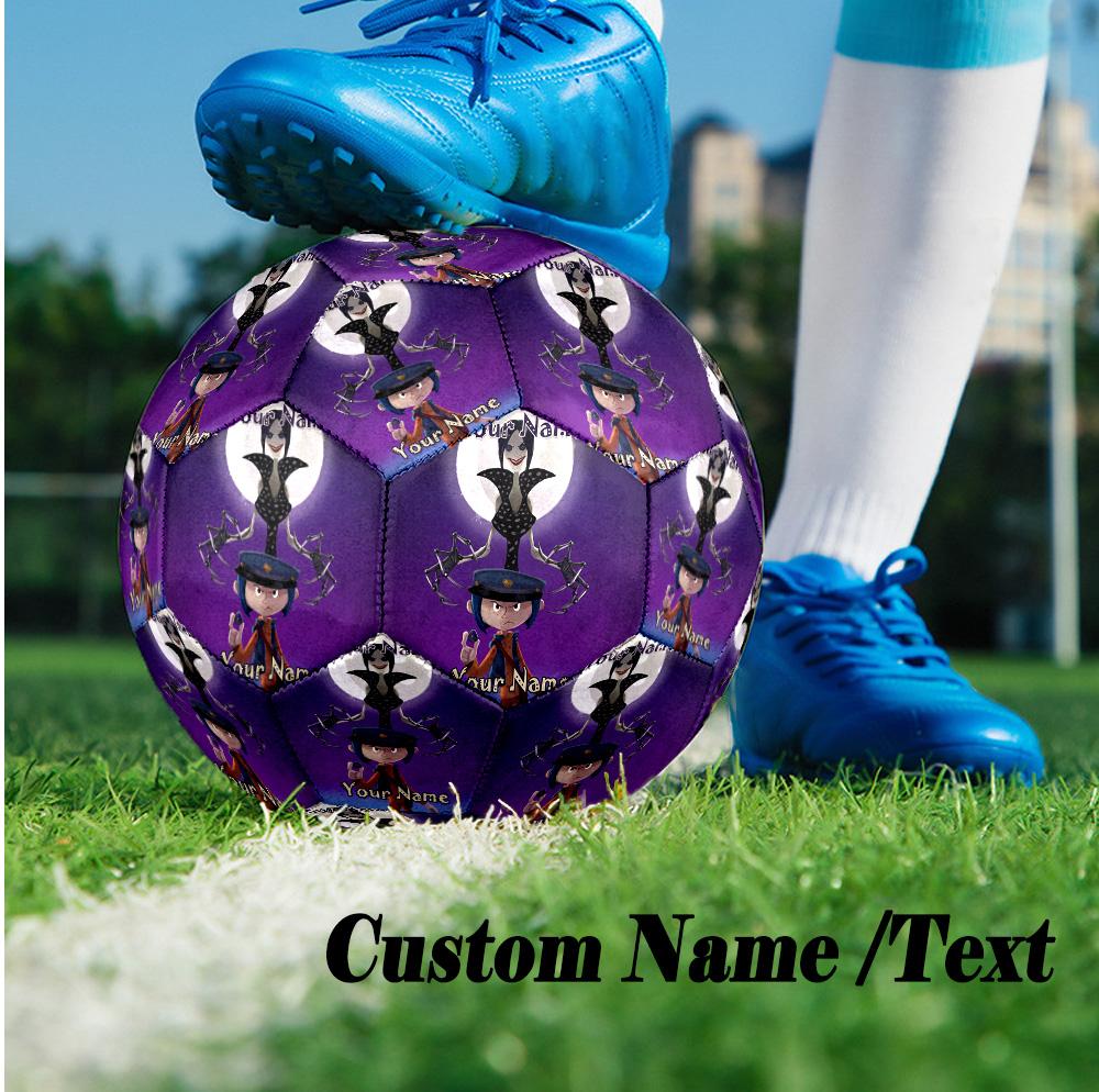Custom Text Size 5 Soccer Ball, Standard Match Football For OutdoorCoraline Other Mother