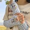 Cartoon Print Women's Sun Protection Sleeves Loose Ice Sleeves Cycling Arm Sleeve  Summer Outdoor