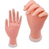Soft Flexible Training Hand Model Nail Art Salon Practice Bendable Mannequin Hand Nail False Hand DIY Manicure Tools