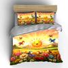 "Sunny Nature Scene With Birds" Exquisite Three-piece Bedding Set Gift for Kids and Adults
