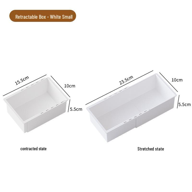 Retractable Drawer Divider for Tableware and Cosmetics Storage