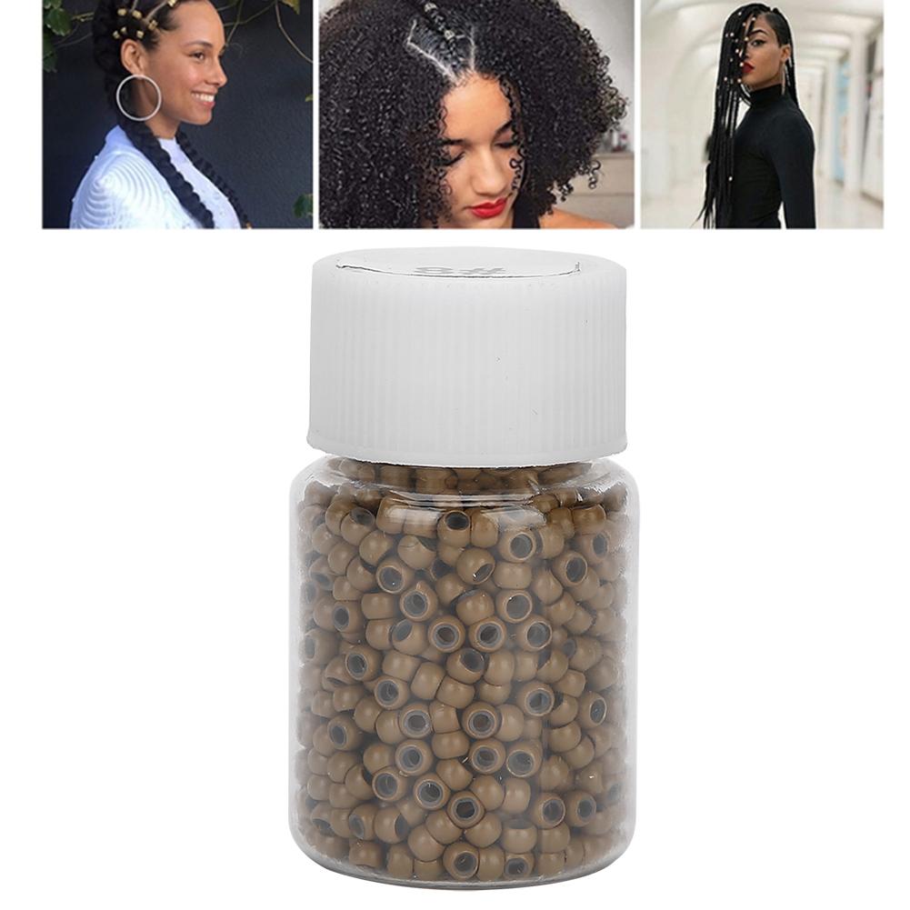 1000pcs Silicone Micro Links Rings Beads Small Comfortable Hair Extension Tool8#